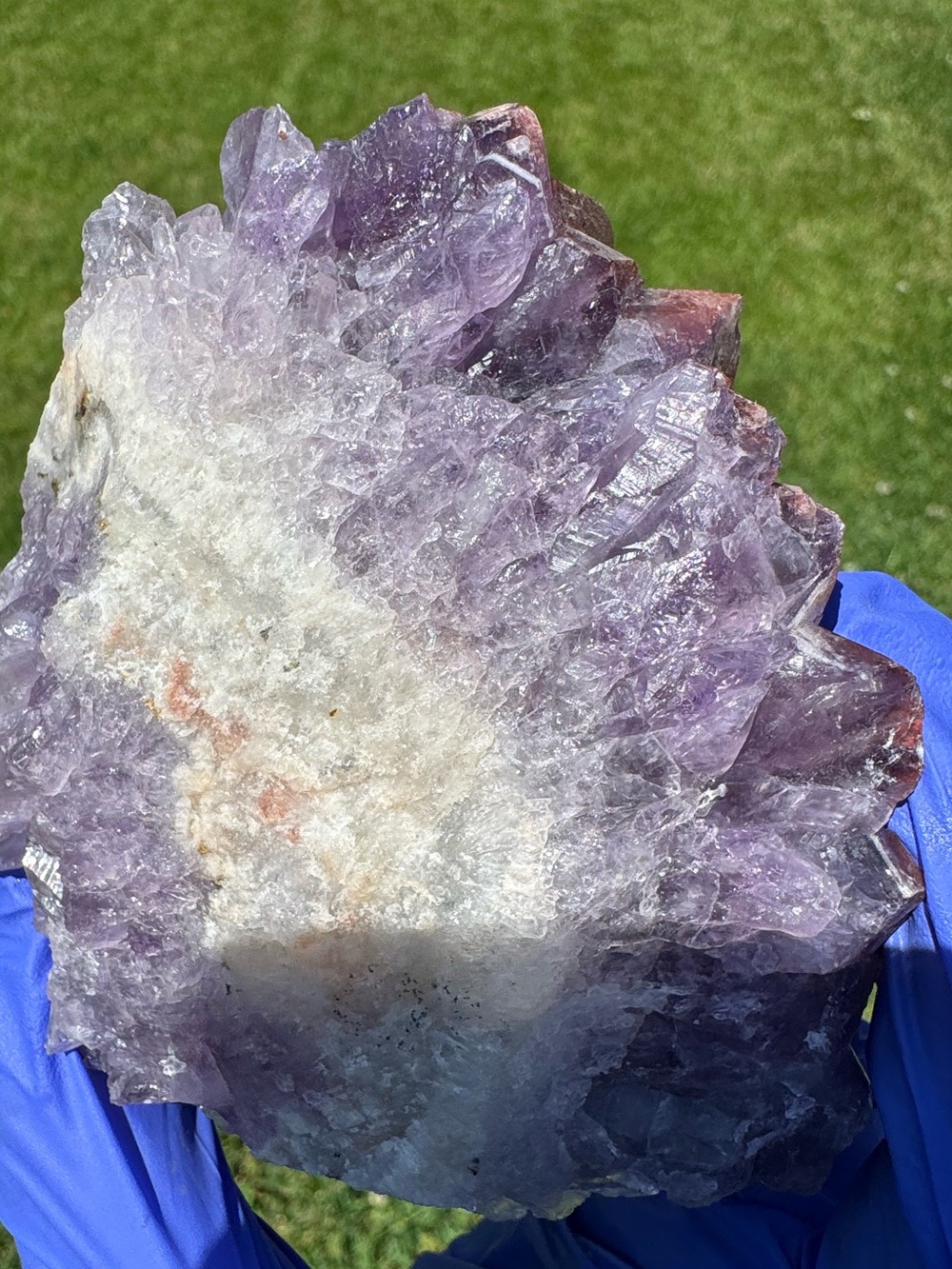 Thunder Bay Canada 🇨🇦 Hemitite capped Amethyst 🦄🦄🦄🦄